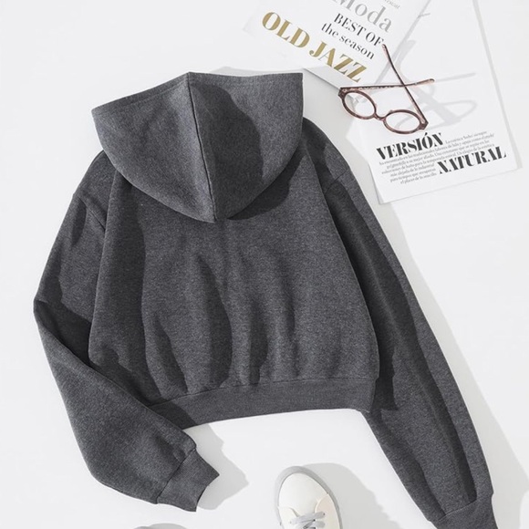 Gray Hoodie Jacket - Picture 2 of 6